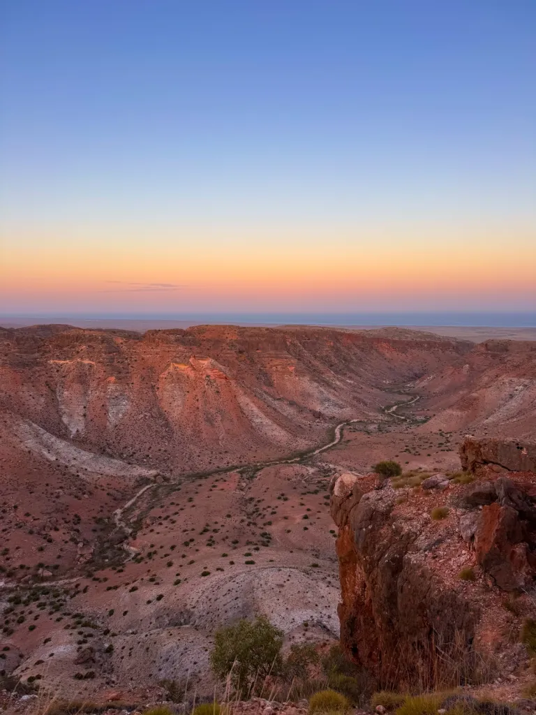 Charles Knife Canyon sunset