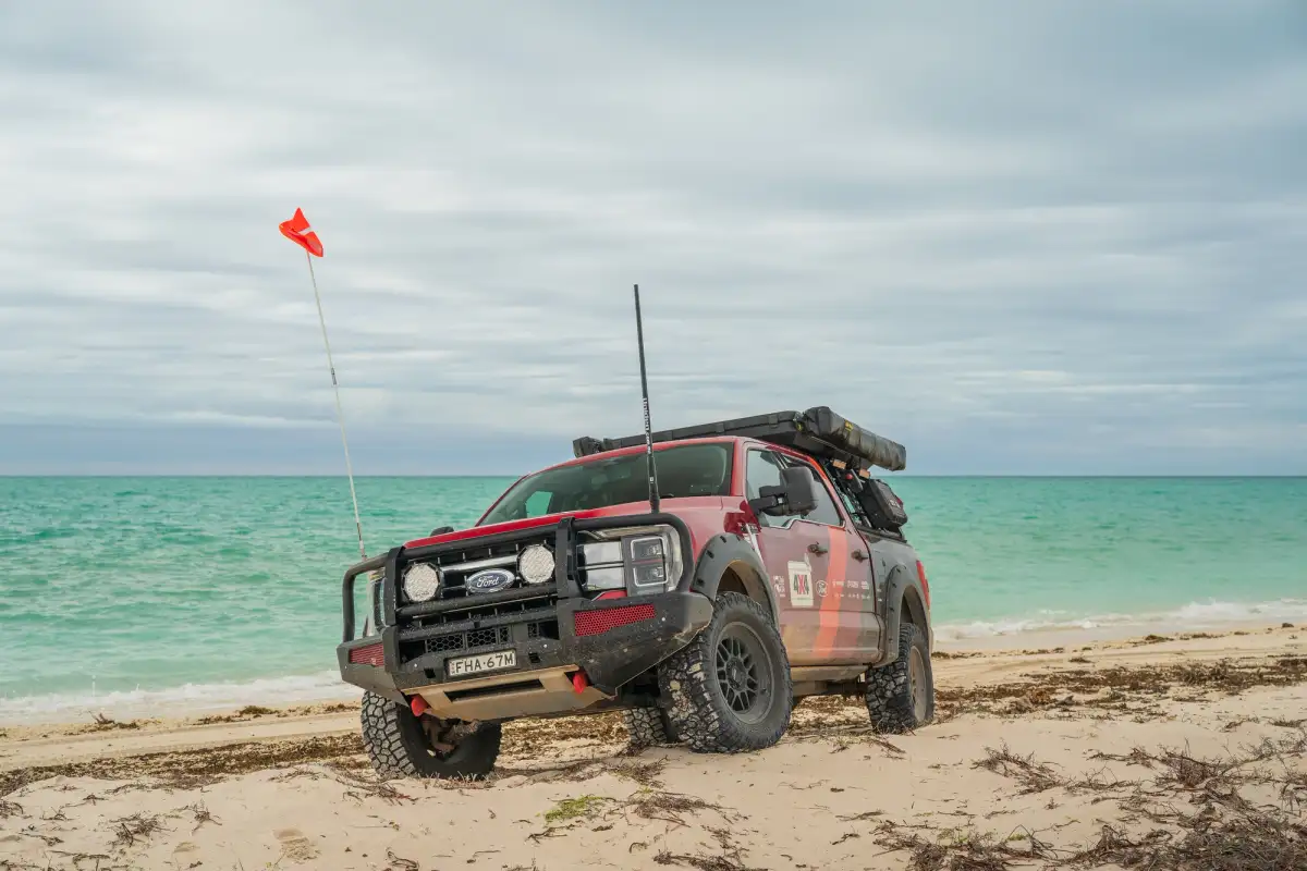 Pat Callinan's Ford F-150 4X4 on Dirk Hartog Island