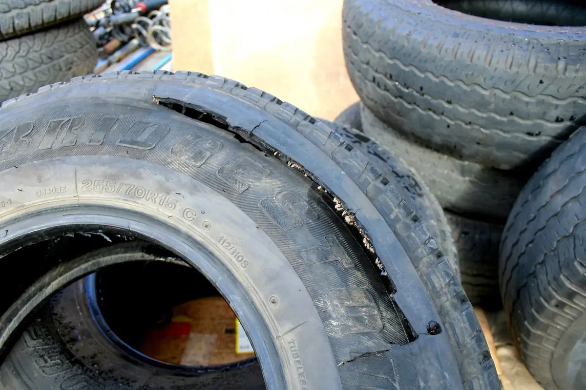 Tyres Can Blow Out For A Number Of Reasons, But Incorrect Pressure Or Too Old Tyres Are The Main Ones