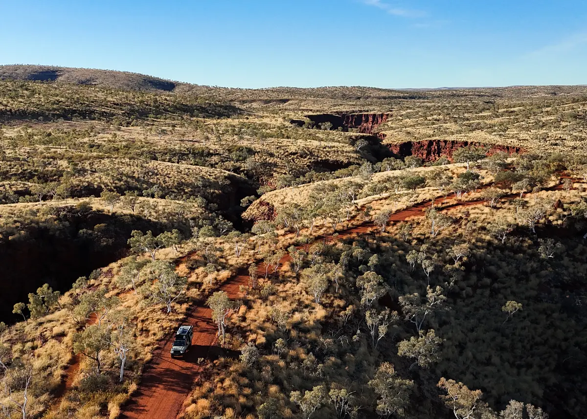 4WD touring in remote Outback Australia