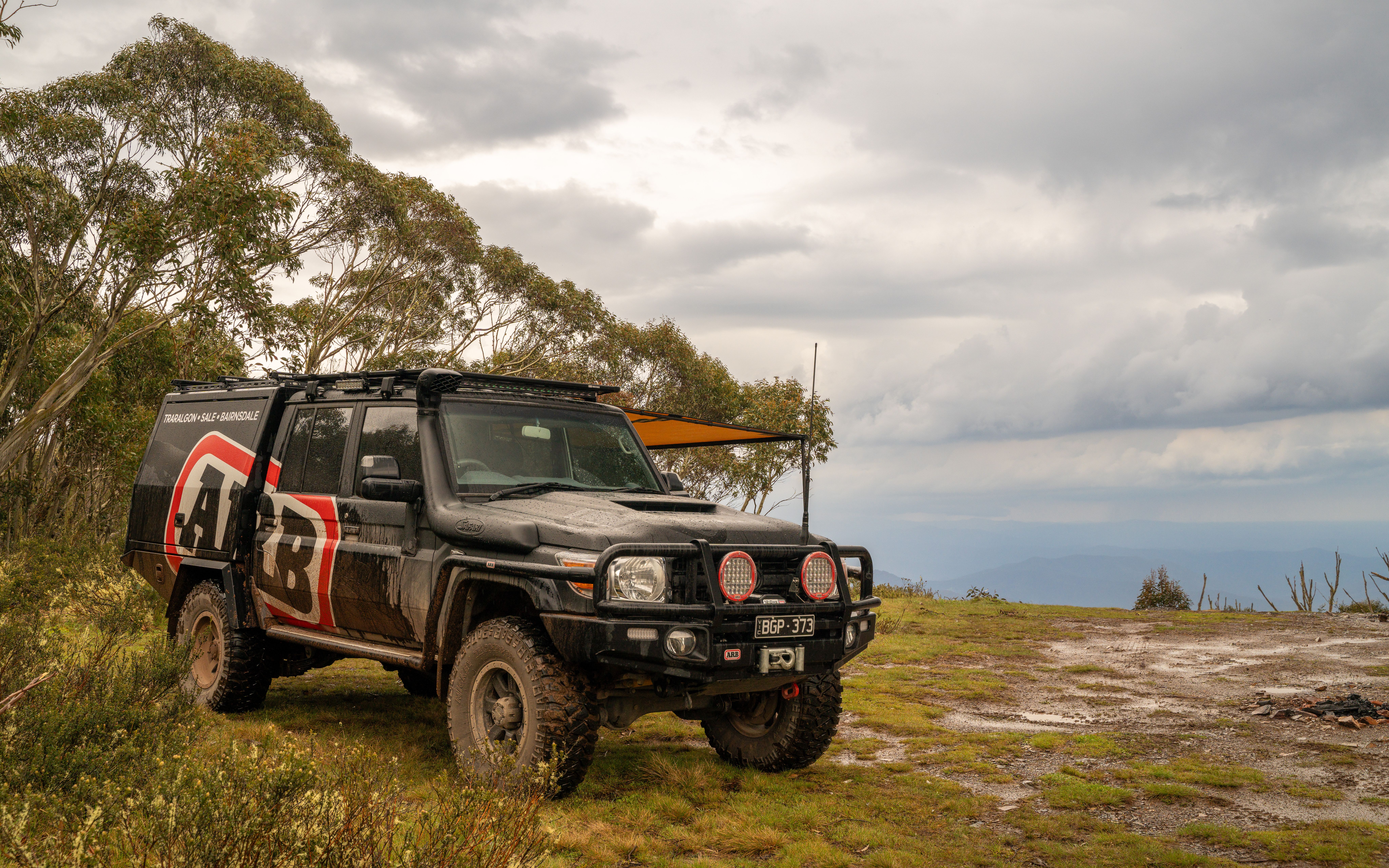 An ARB branded 4X4 in the Vic High Country