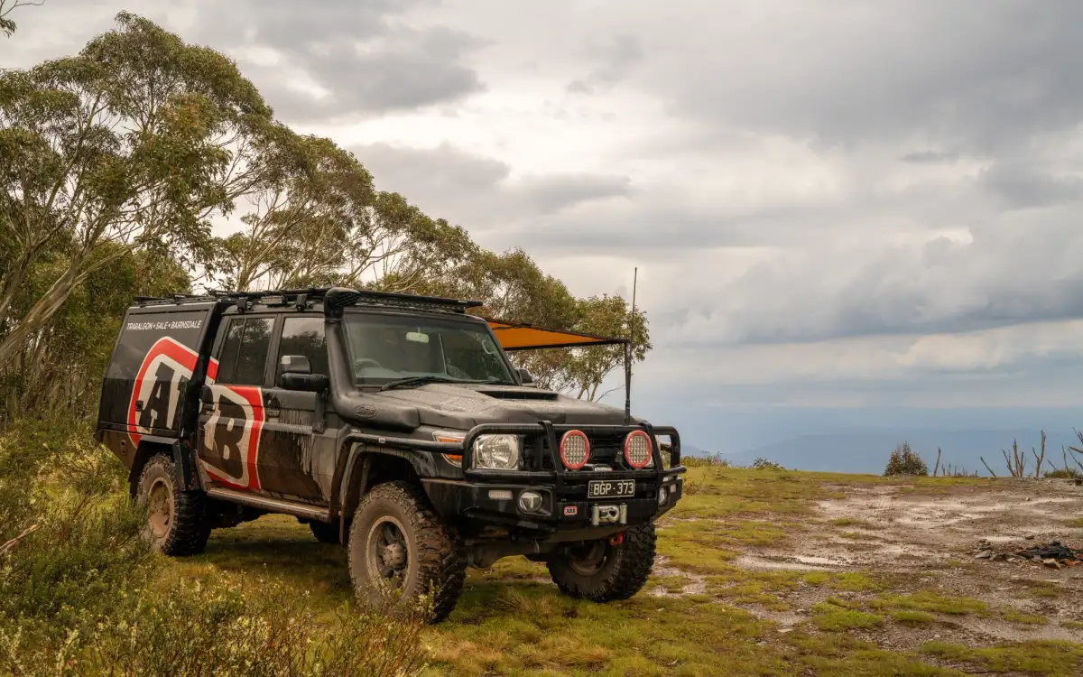 An ARB branded 4X4 in the Vic High Country
