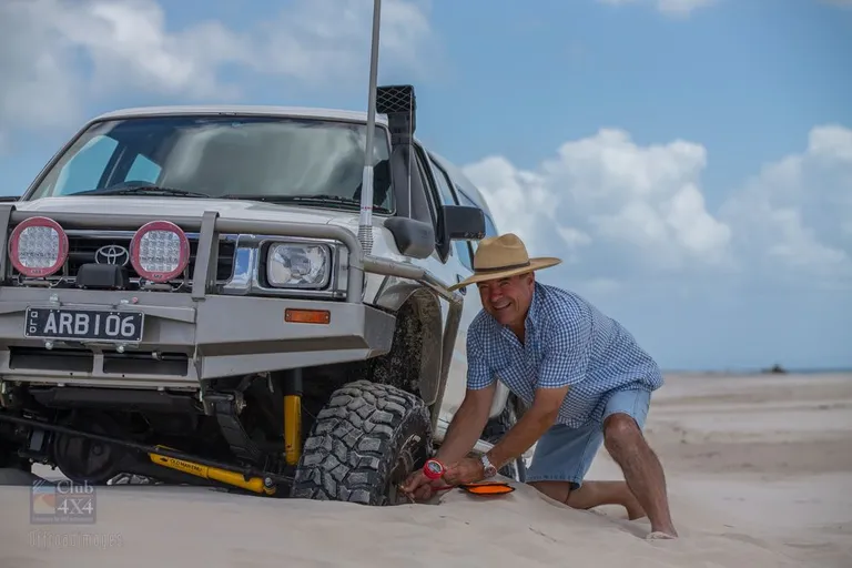4wd recovery on the beach