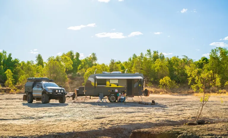 4x4 and caravan camping