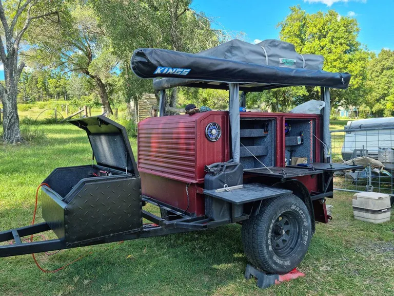box trailer camper DIY