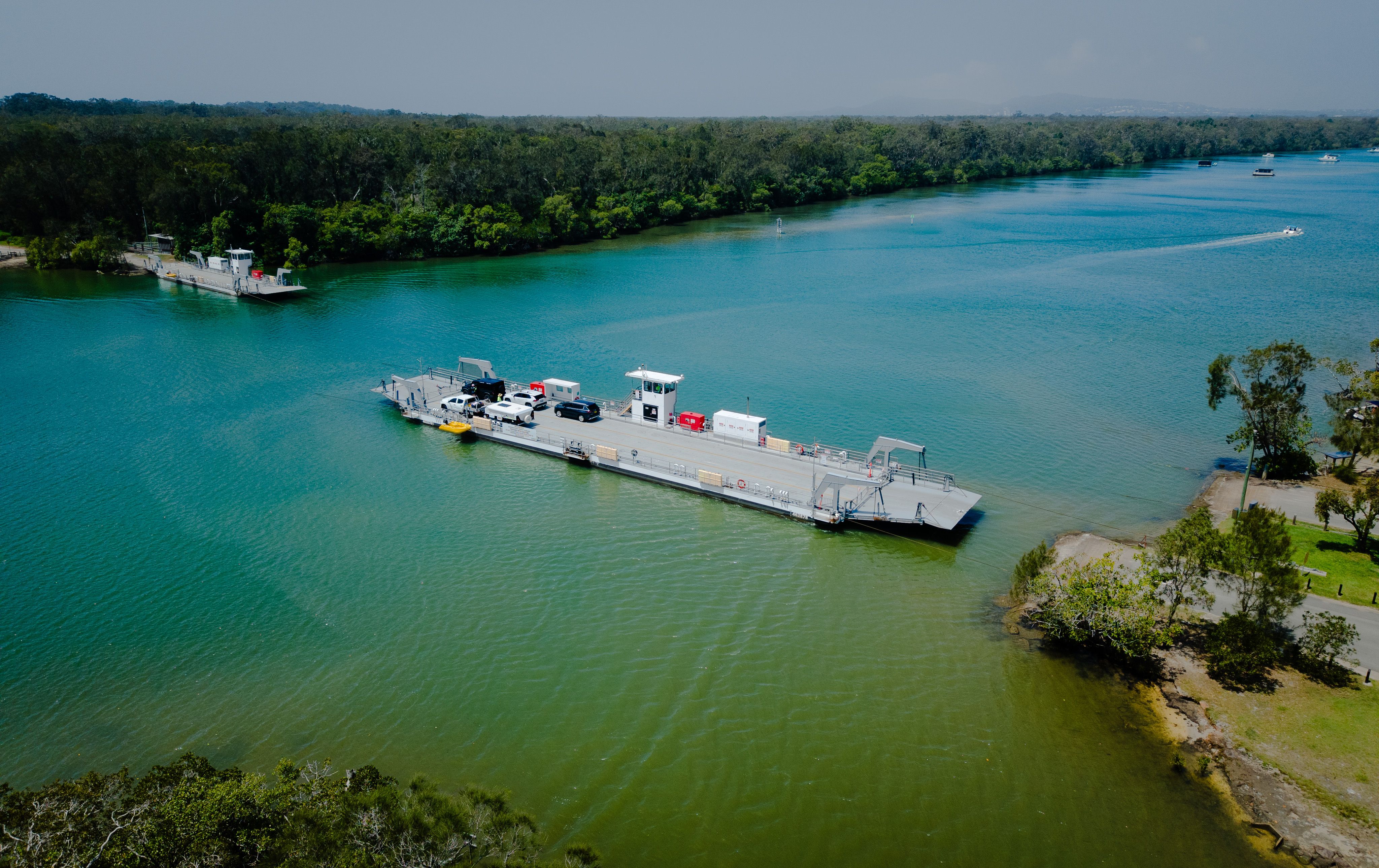 The Noosa ferry to Teewah Beach