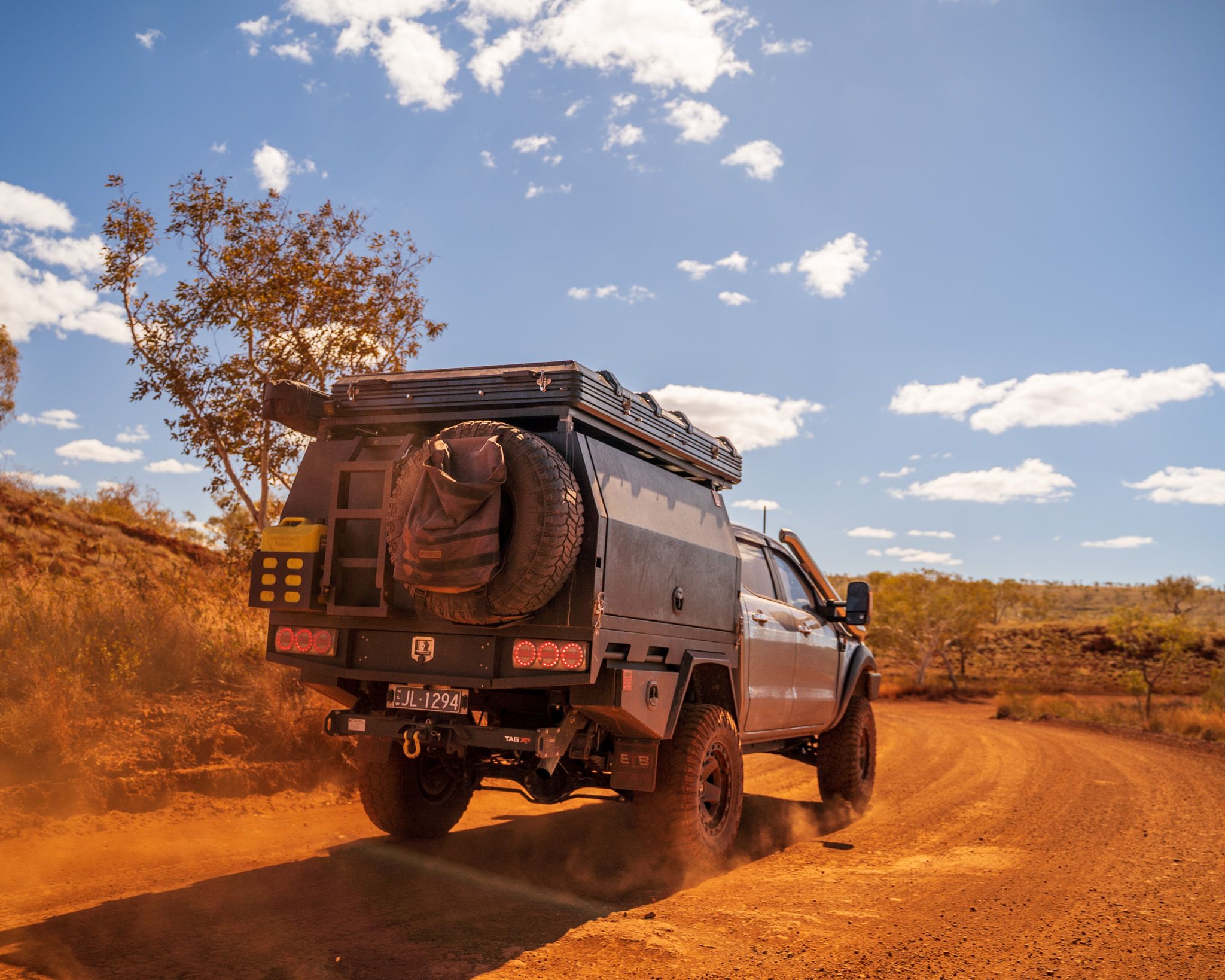 4X4 Ford Ranger on dirt road