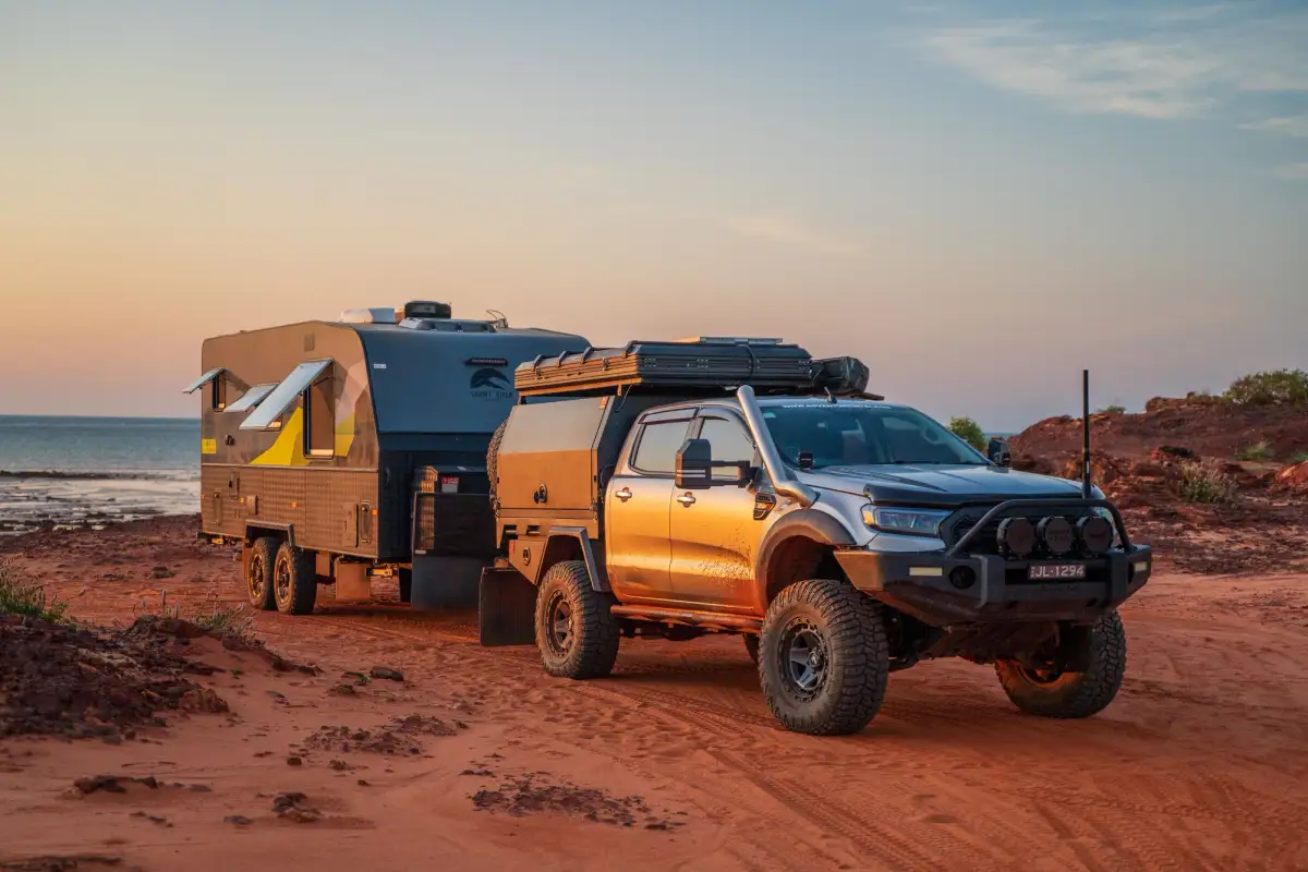adventure intel australia modified ford ranger snowy river caravan