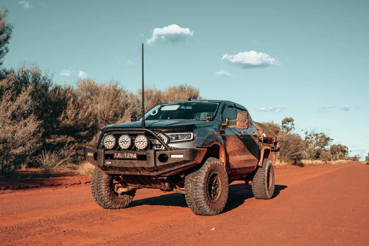 4X4 Ford Ranger in the Australian Outback