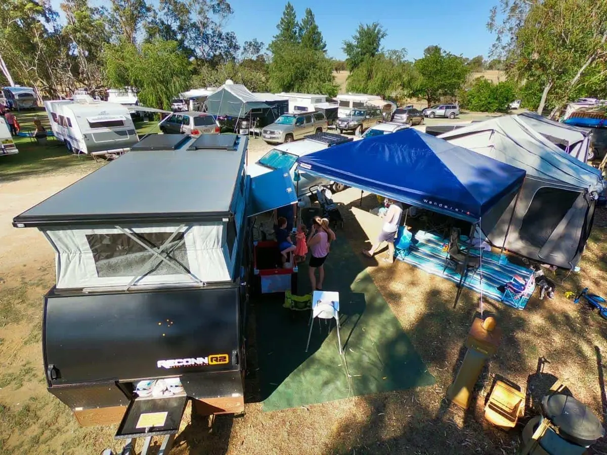 Solar panels on a Caravan Roof