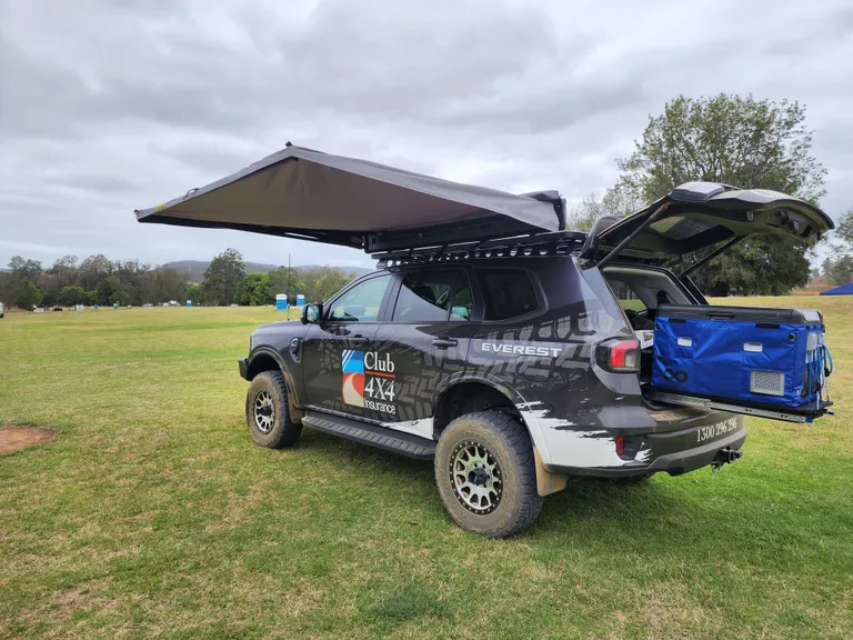 club 4x4 insurance ford everest camping set up modified