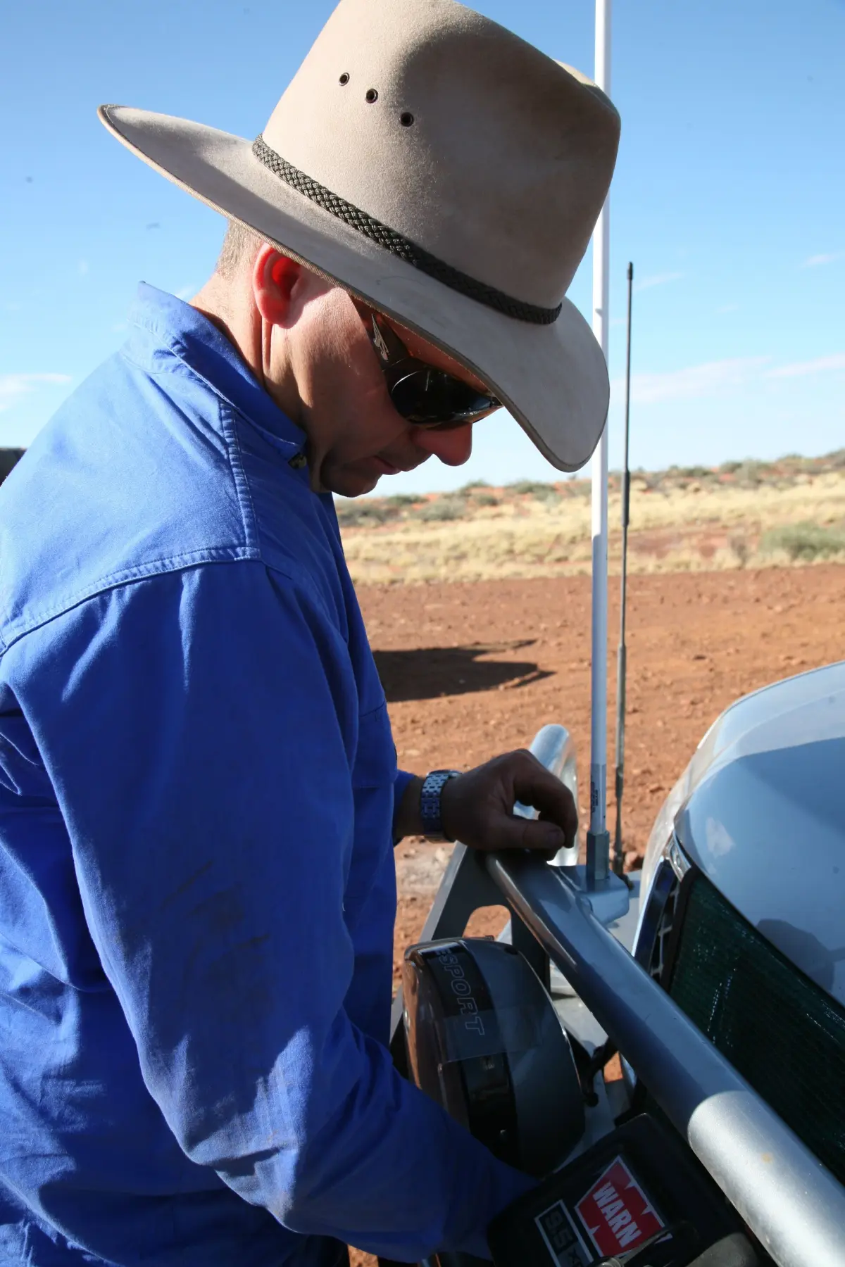 pat callinan vehicle bullbar canning stock route