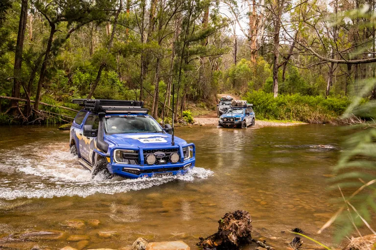 always check the weather and water crossings before attempting them when 4wding off-road