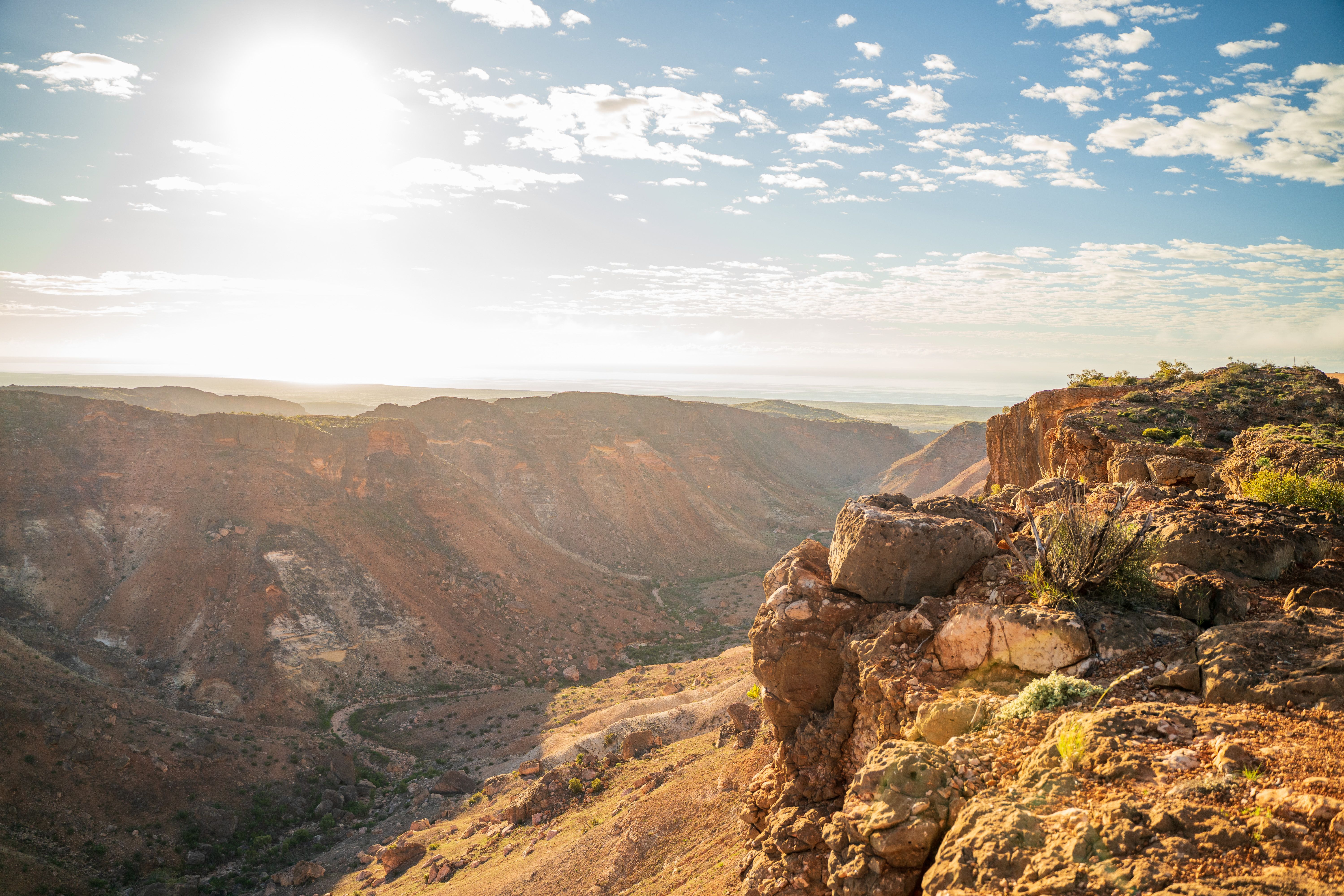 A canyon in the Outback
