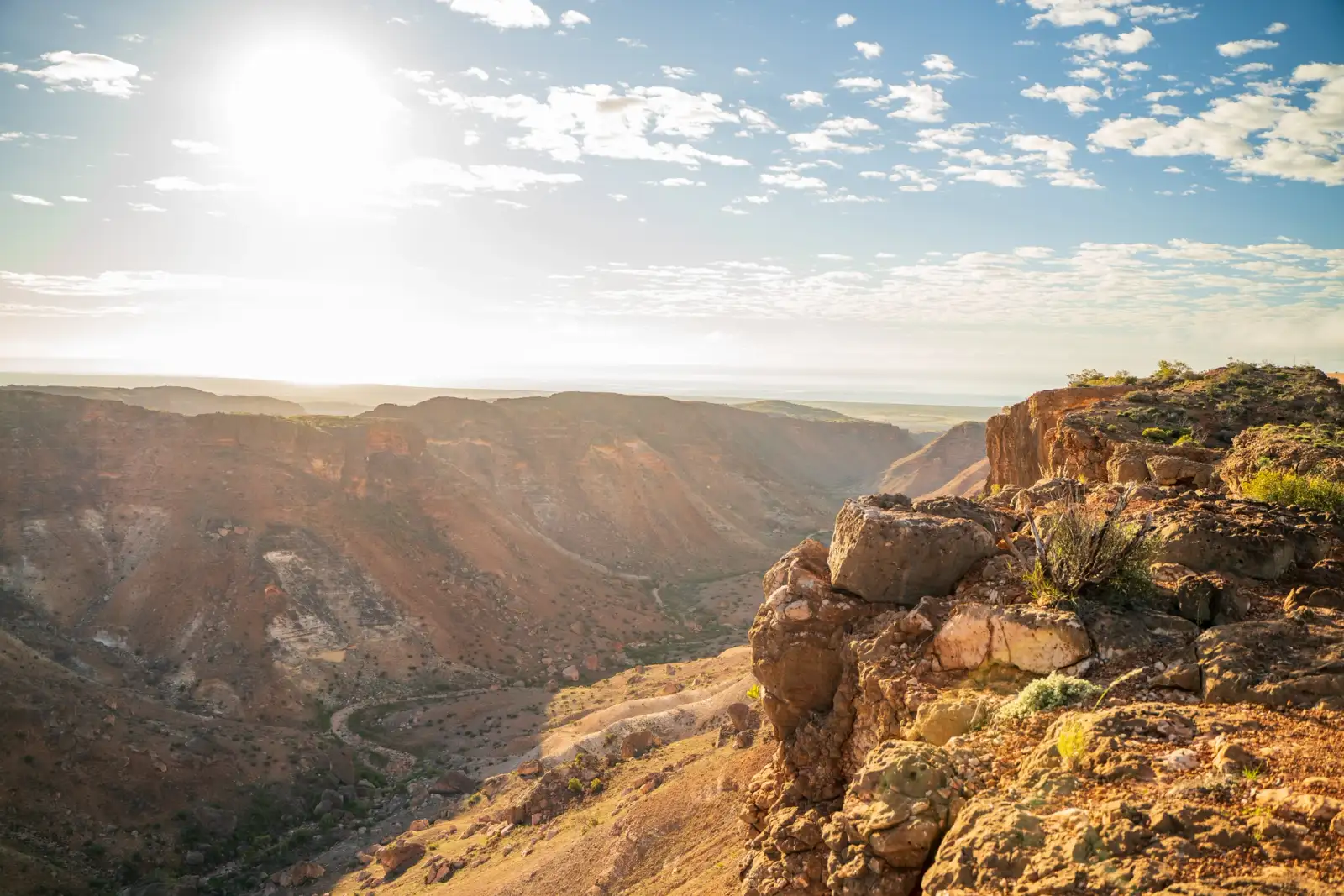 A canyon in the Outback