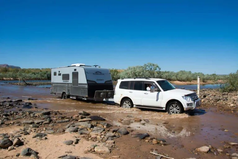 Towing with a Pajero
