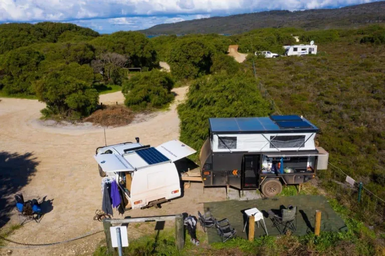 Camper roof solar