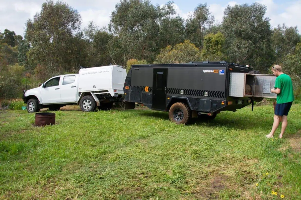 Hybrid camper size