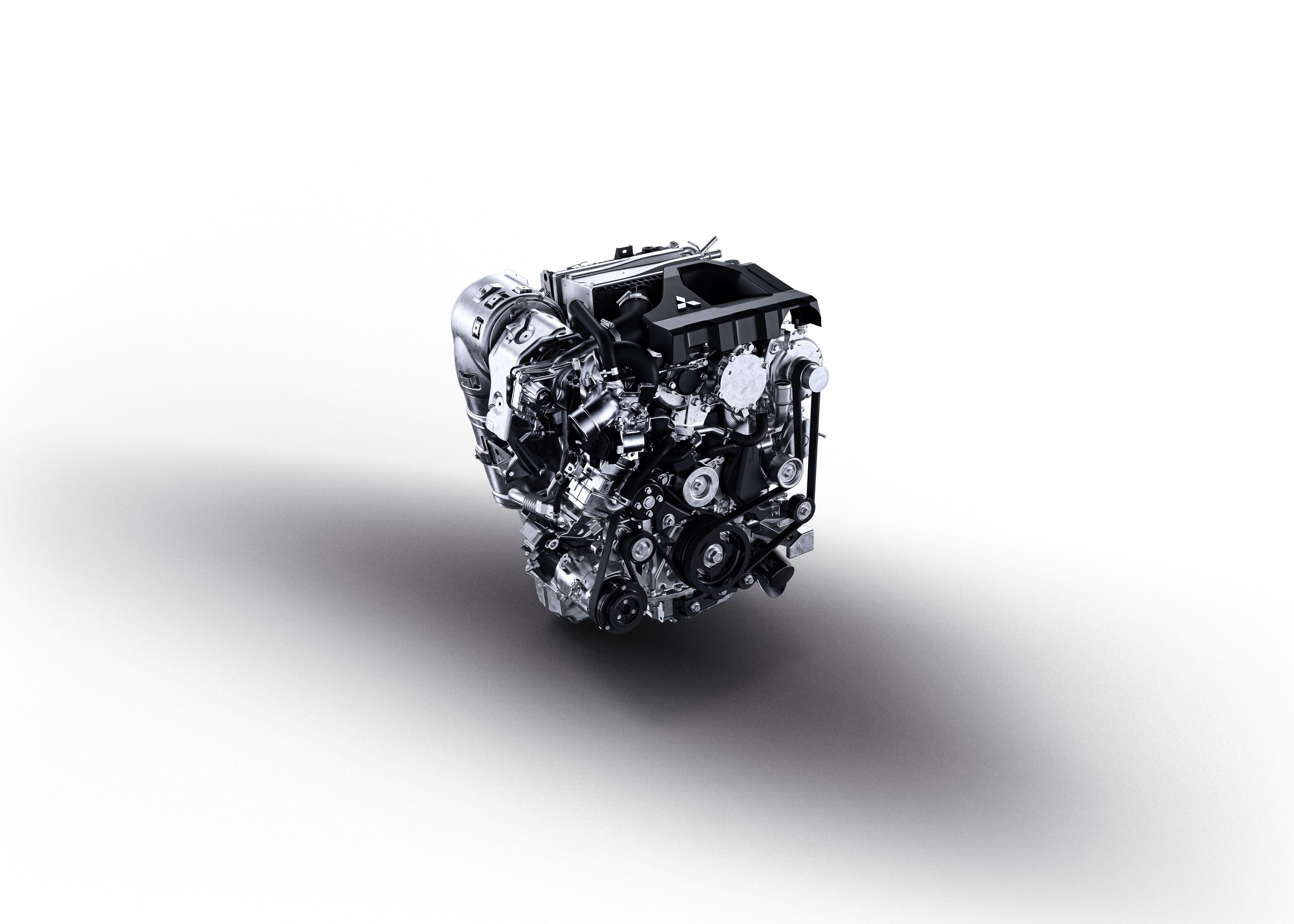 The new Mitsubishi Pajero's engine