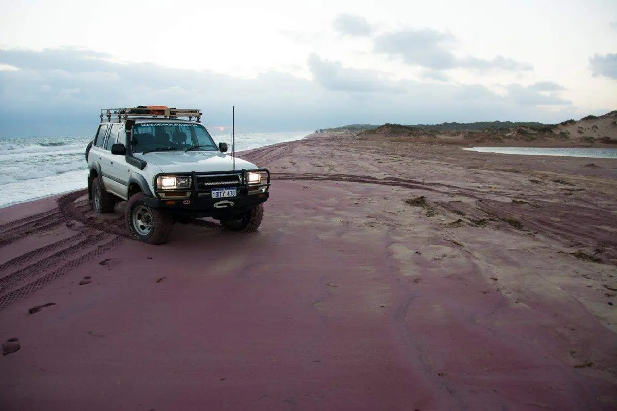Hutt River pink sand