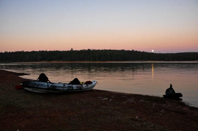 Awesome moon rise