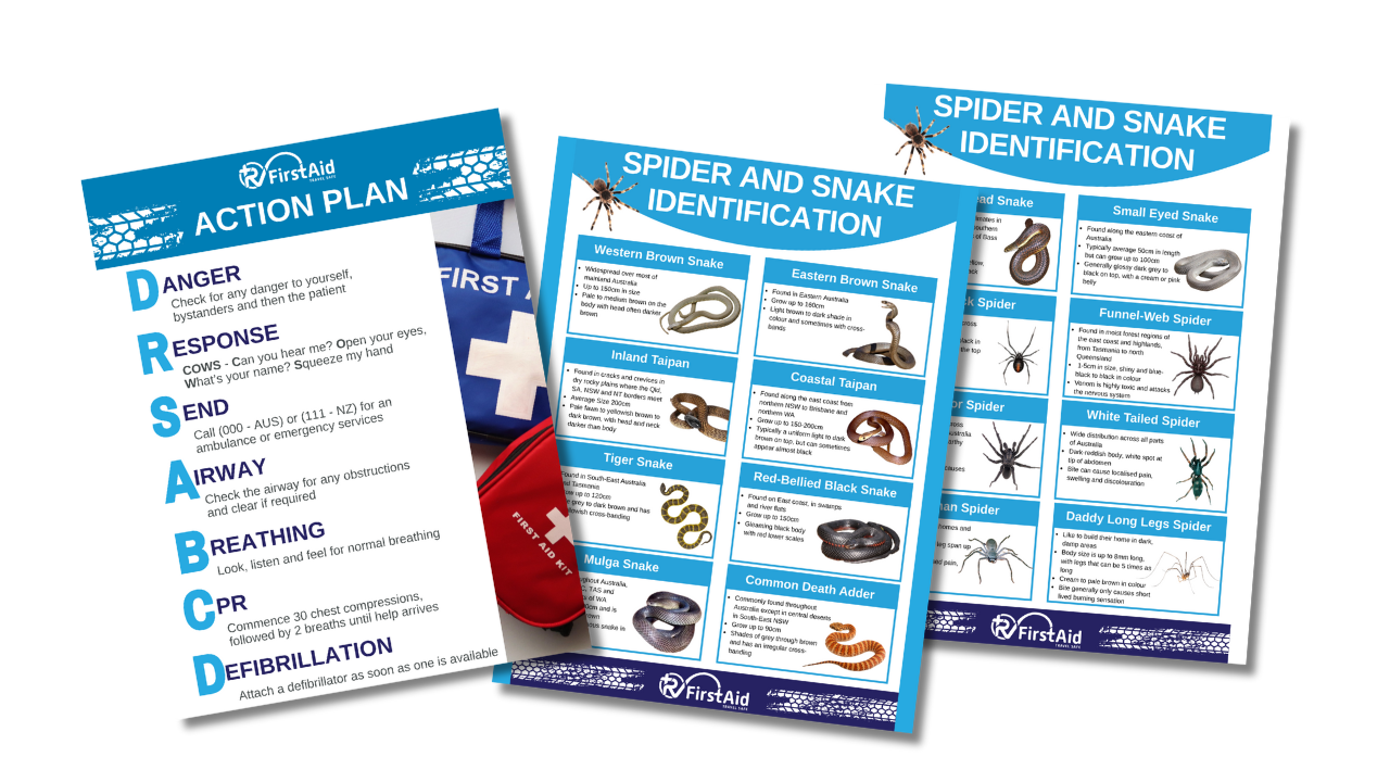 first aid and wildlife ID charts