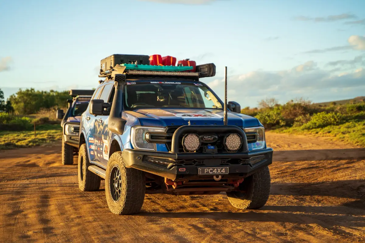 loaded 4wd off road adventure outback australia