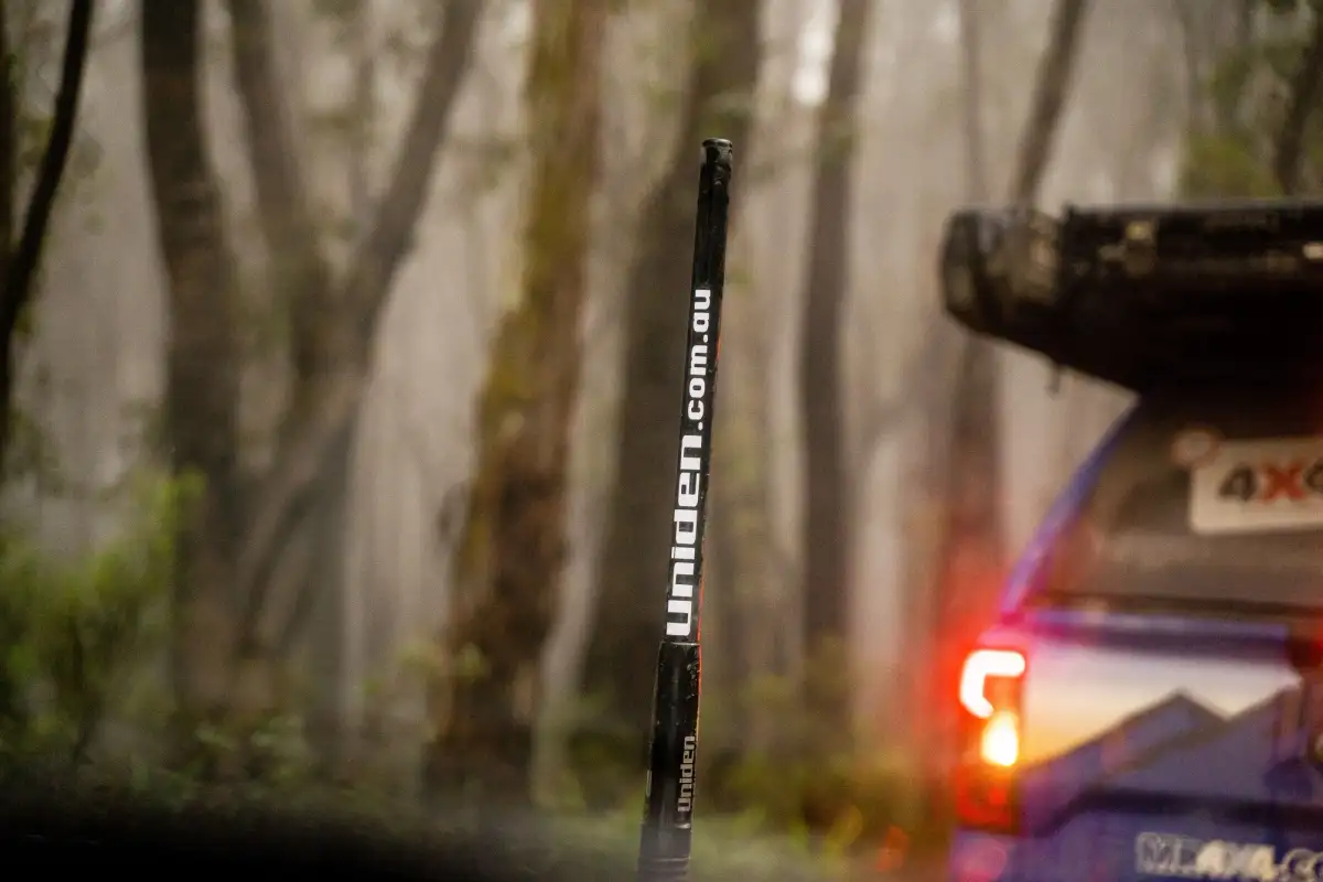 A portable UHF like this one is a handy unit to stash on a mate’s dash if they’re lacking in the comms department.