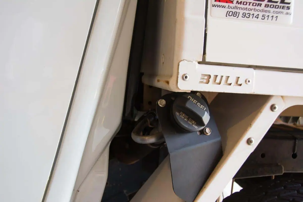 Repaired panels on the Dmax