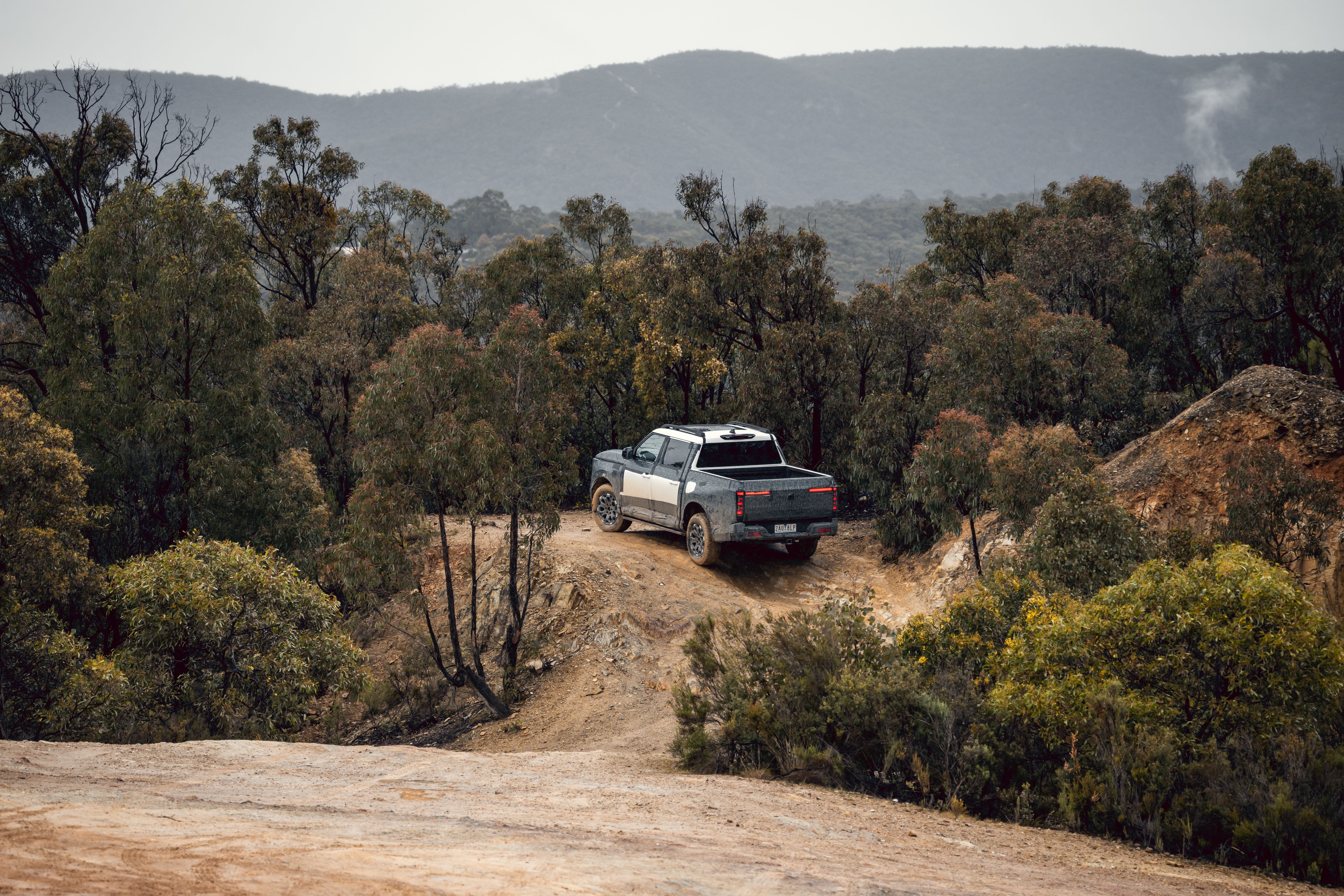 The all-new Nissan Navara Pro PHEV being tested in Australia
