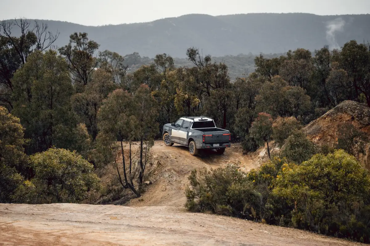 The all-new Nissan Navara Pro PHEV being tested in Australia