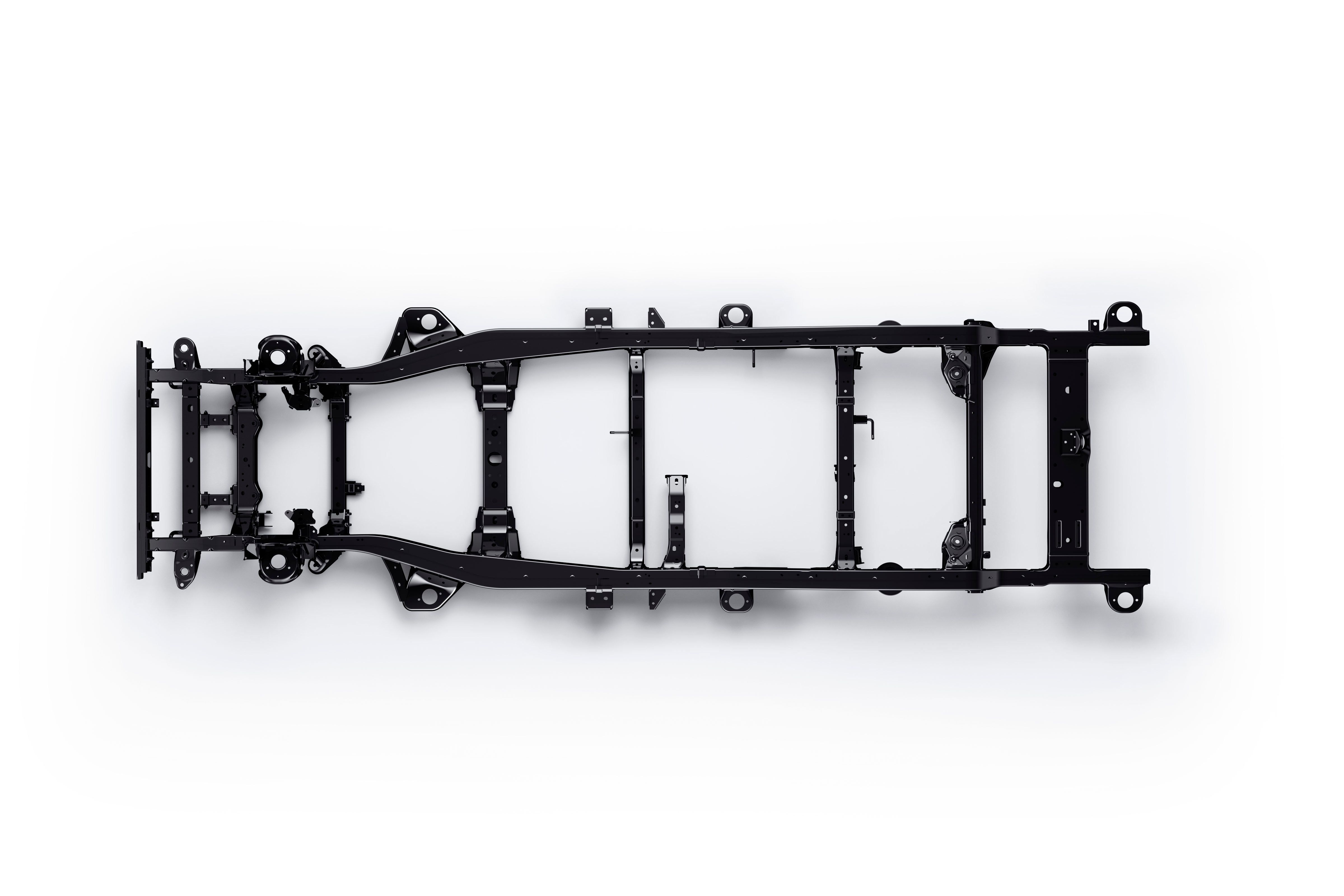 ladder frame chassis for the new Mitsubishi Pajero