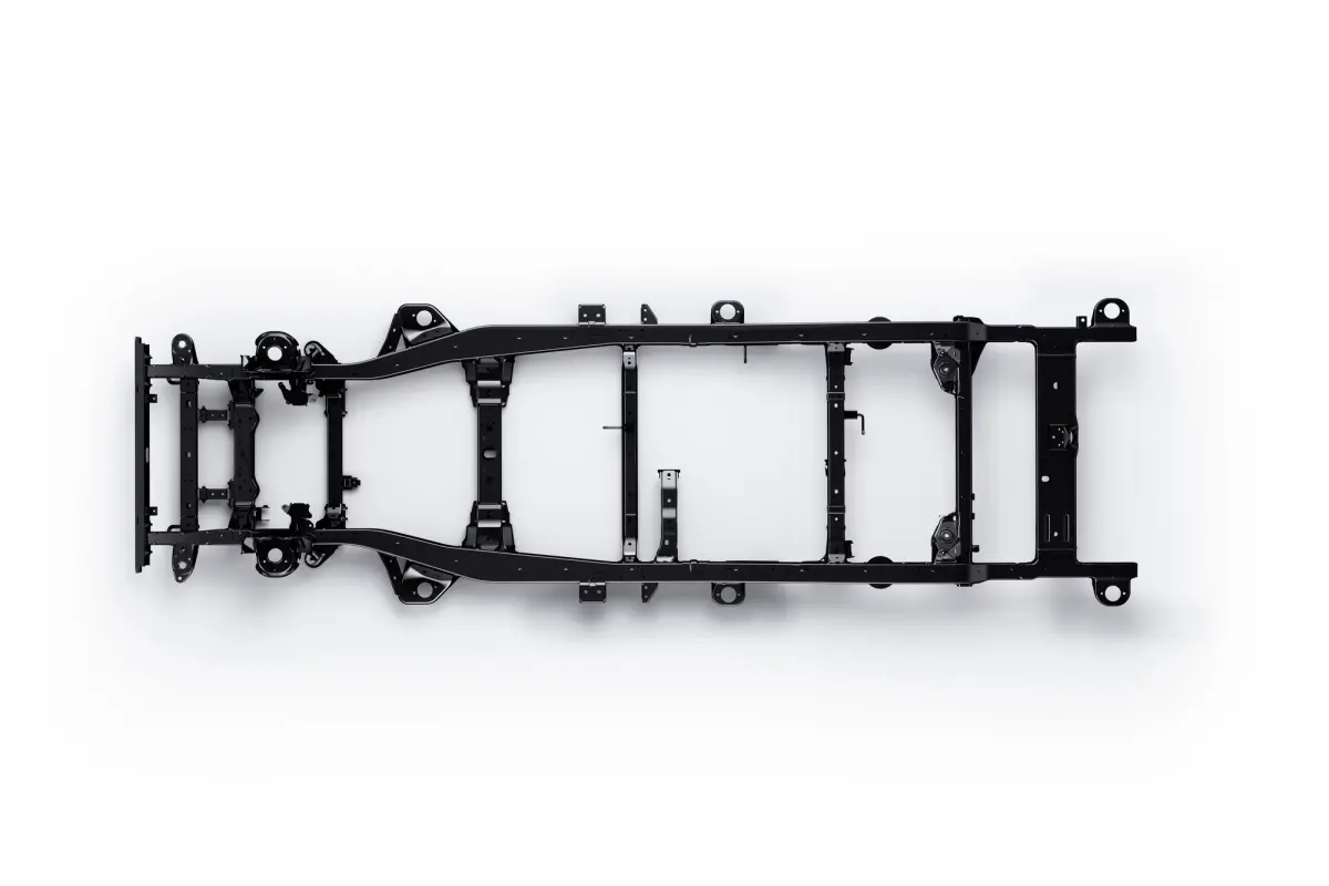 ladder frame chassis for the new Mitsubishi Pajero