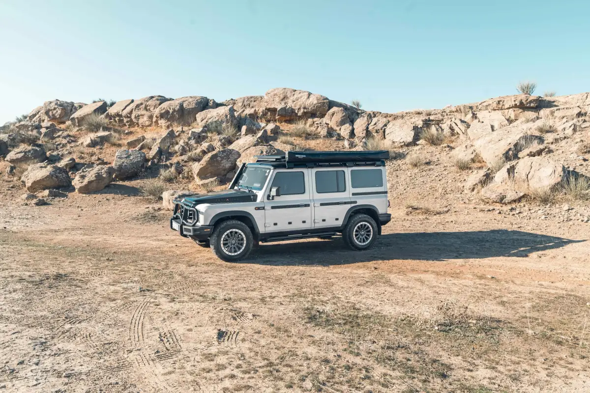 ineos grenadier 4x4 in desert