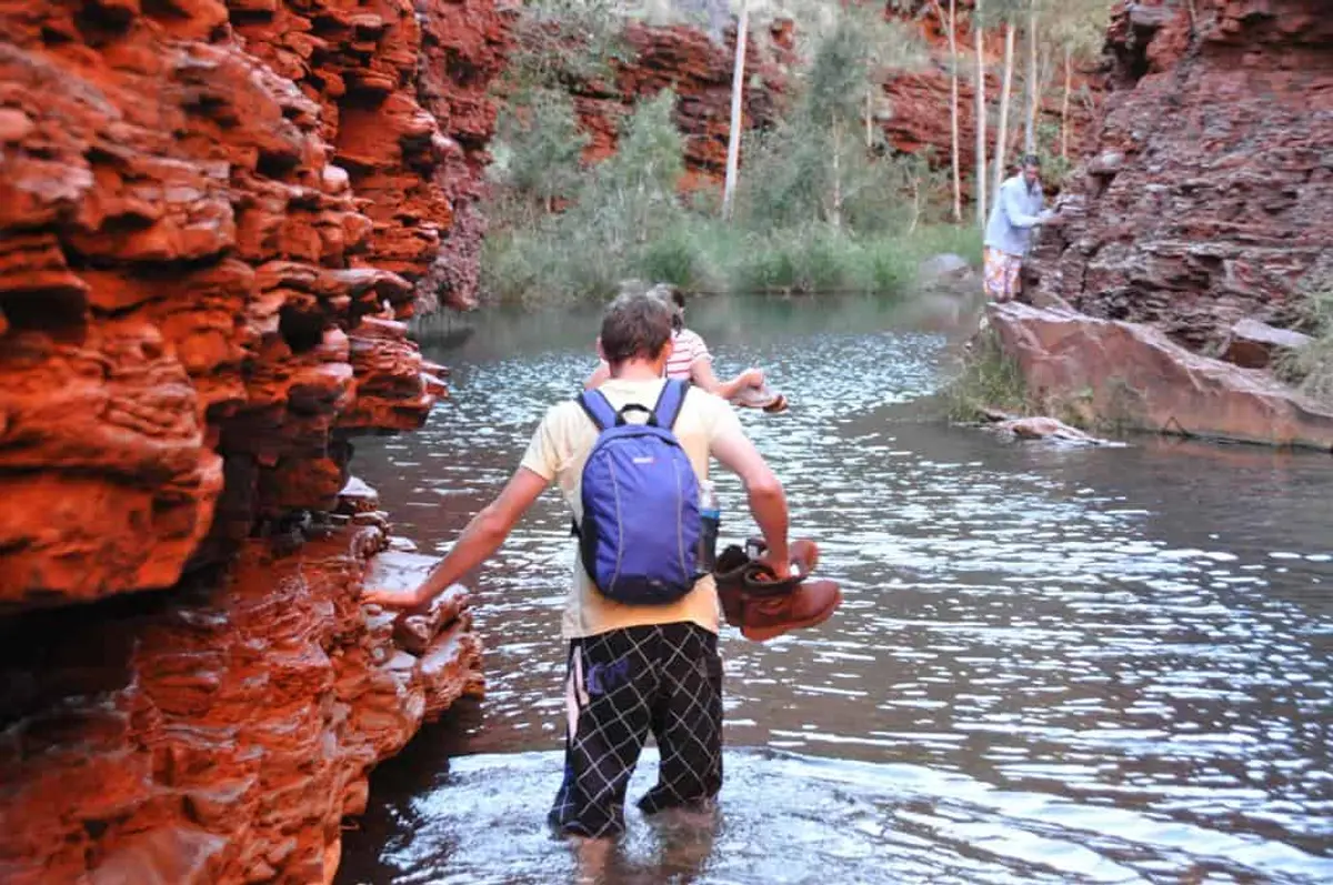 Hiking in Karijini