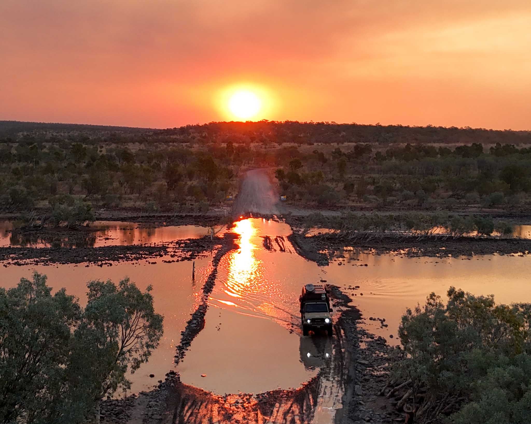 Gibb River Road Pentecost River crossing