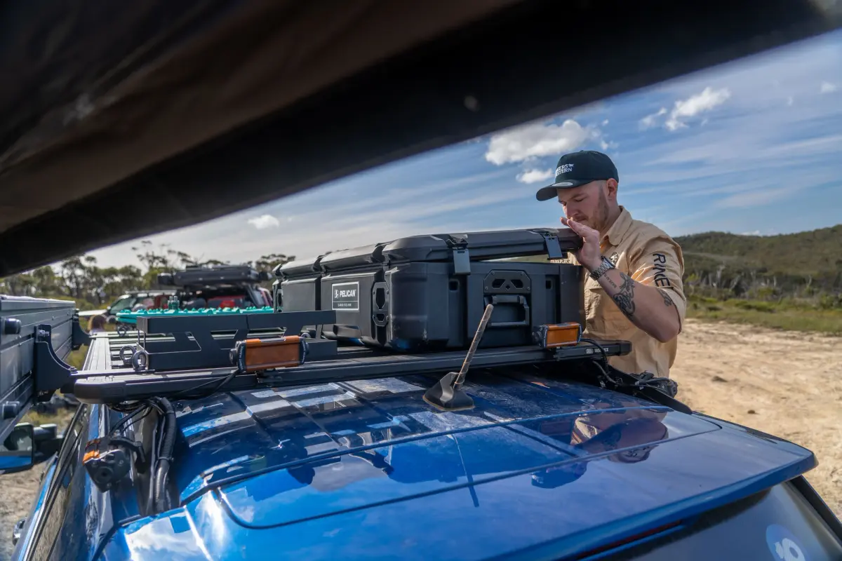 roof rack storage box off road touring