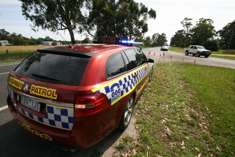 police road stop