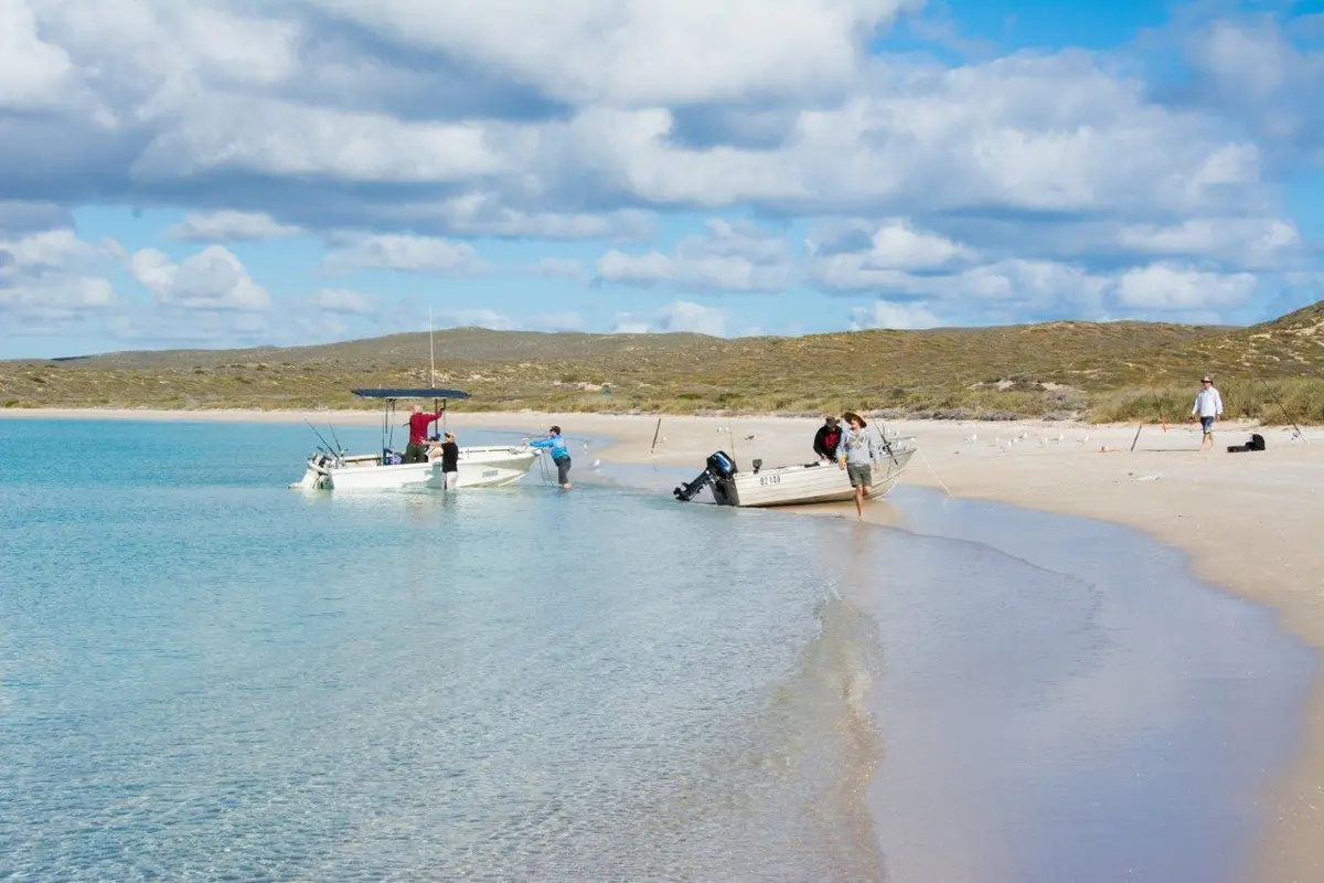 Fibreglass-and-a-tinny-boat