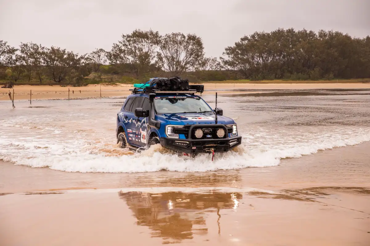 pat callinan next gen ford everest water crossing