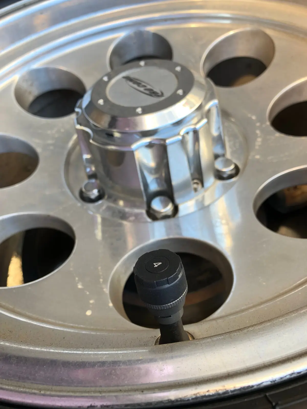 Valve stem mounted sensor