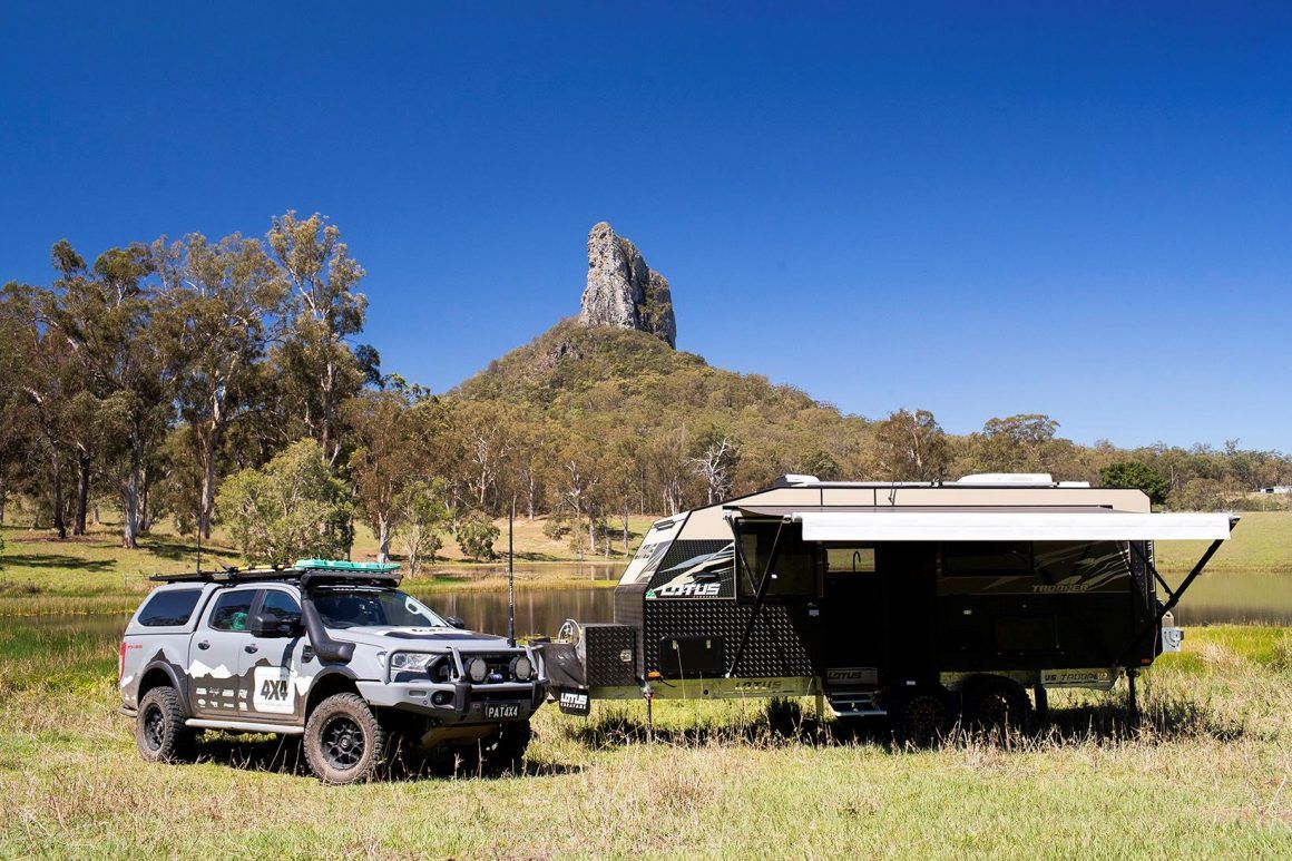 Pat Callinan's 4X4 and caravan