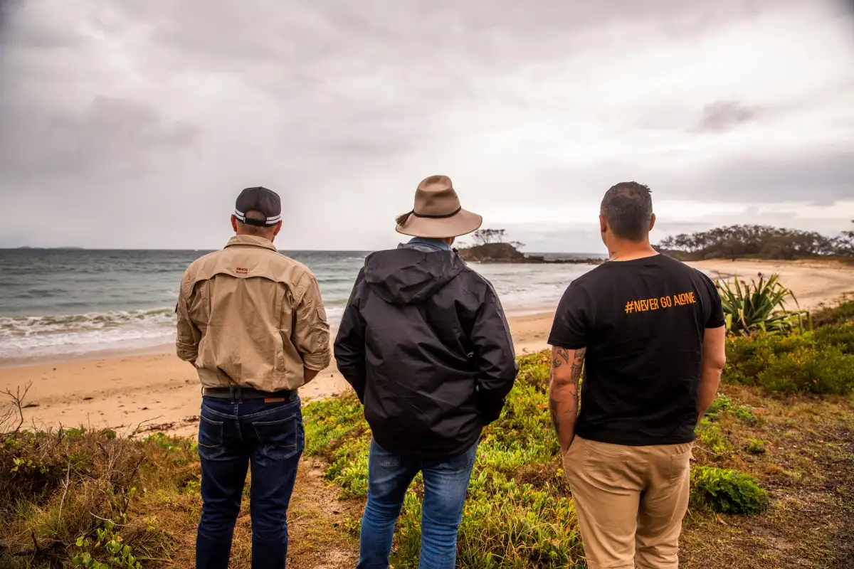 Josh Leonard, Pat Callinan and Odell Harris