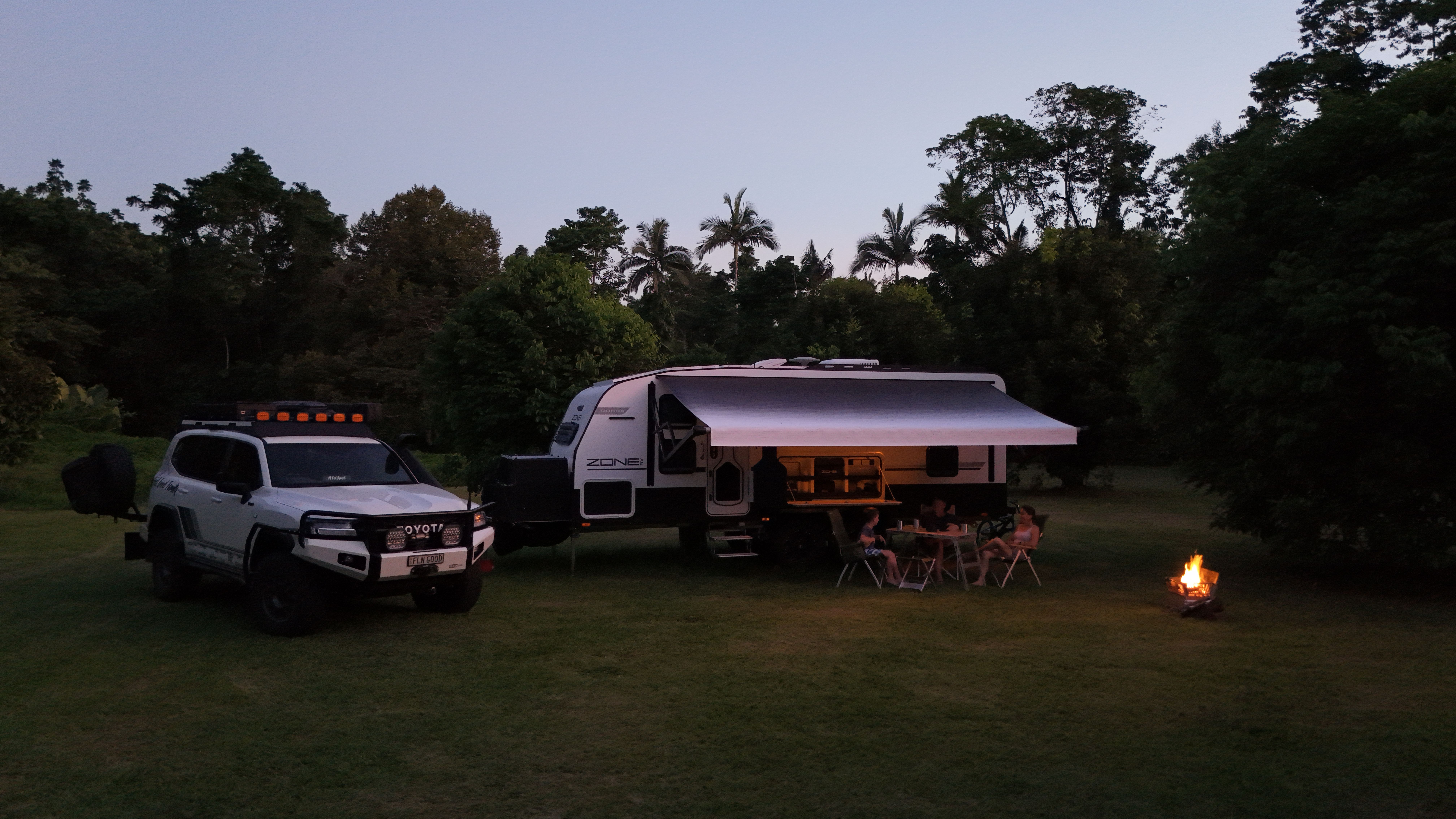 The Feel Good Family camping in Babinda, QLD