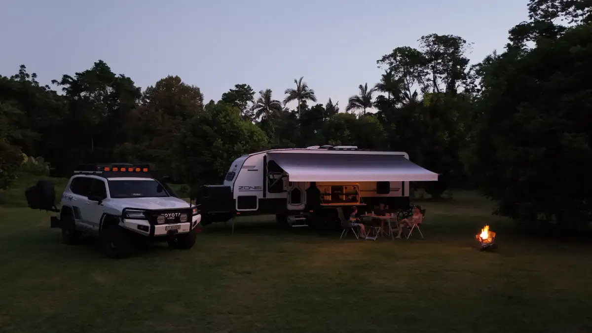 The Feel Good Family camping in Babinda, QLD