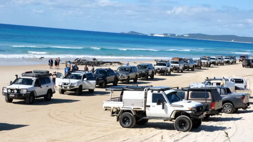 4x4 club on the beach