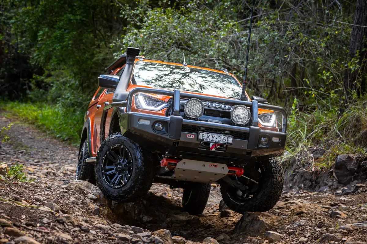 isuzu dmax best ute review off-roading arb bull bar