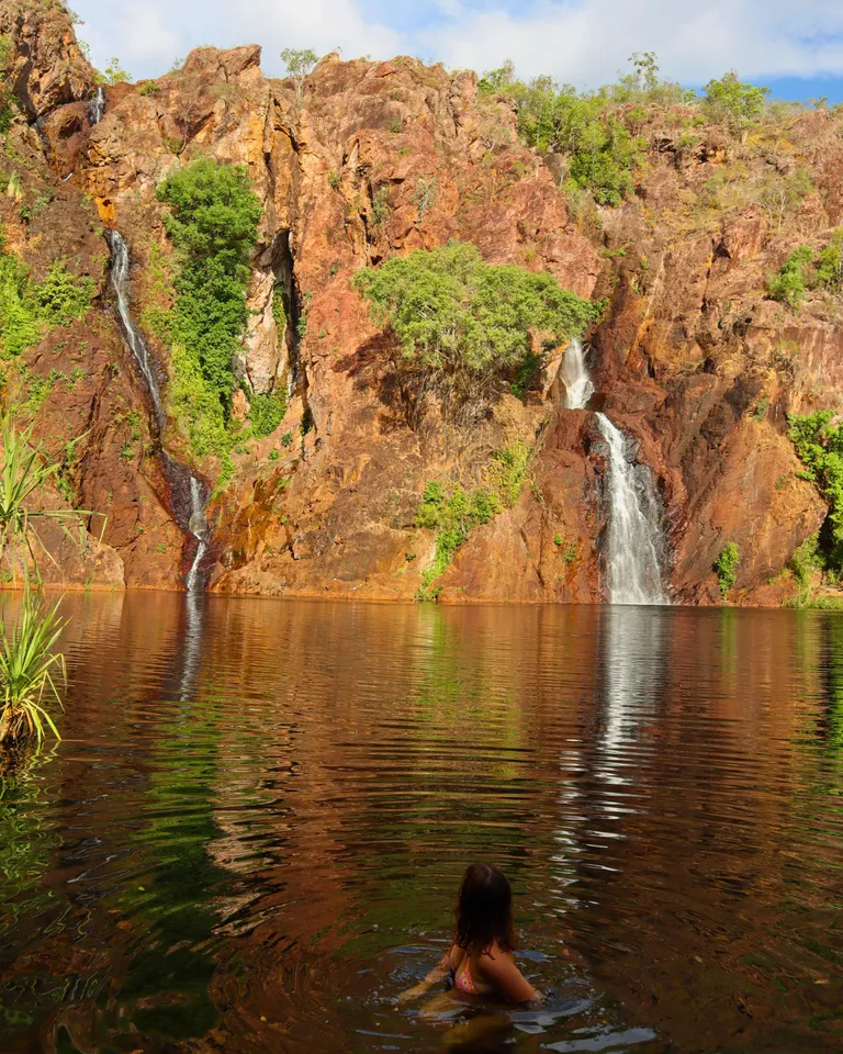 wangi falls litchfield national park northern territory