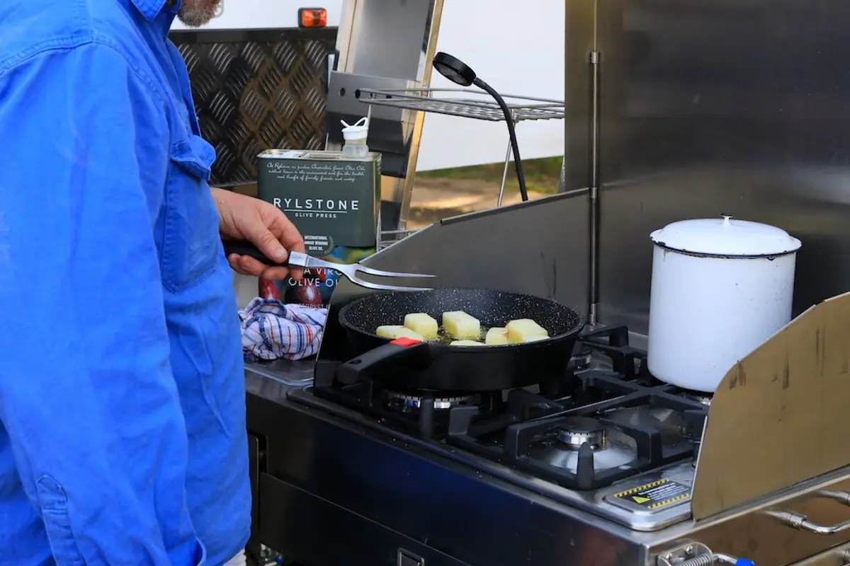 Triple Cooked Chip Frying