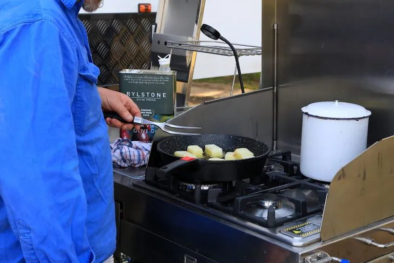 Triple Cooked Chip Frying